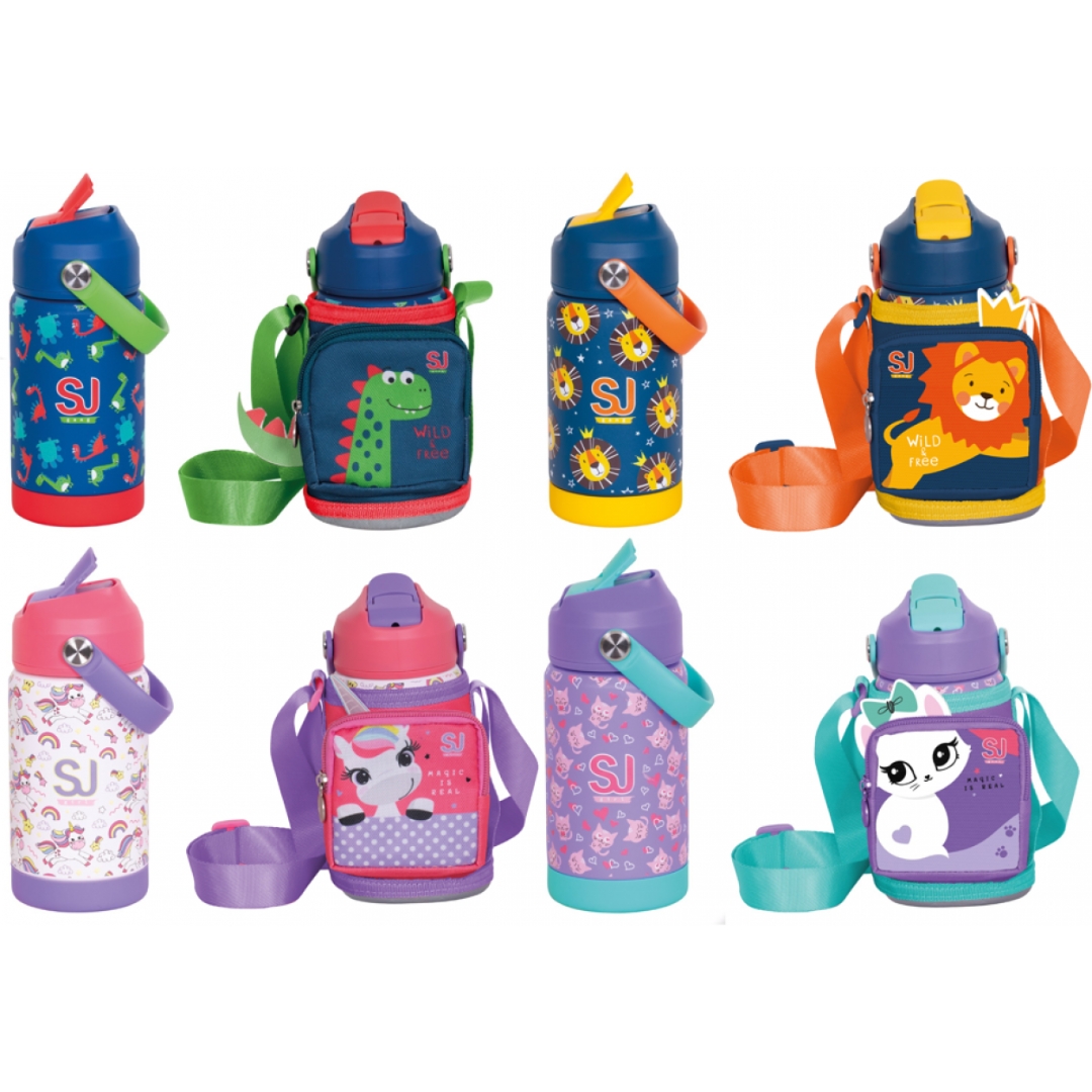 Borraccia con Portaborraccia Seven Junior