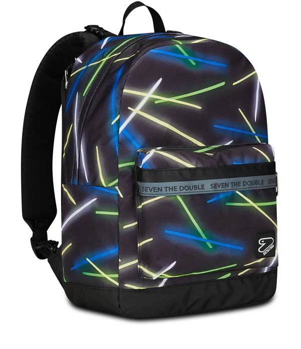 ZAINO Seven® REVERSIBILE CON EARPHONES WIRELESS - THE DOUBLE SIDEGLASS