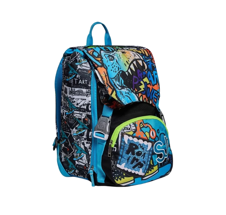 Zaino Estensibile Seven Junior Dinosauro Flip 3D Boy