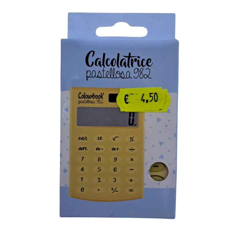 Calcolatrice Colourbook Pastellosa