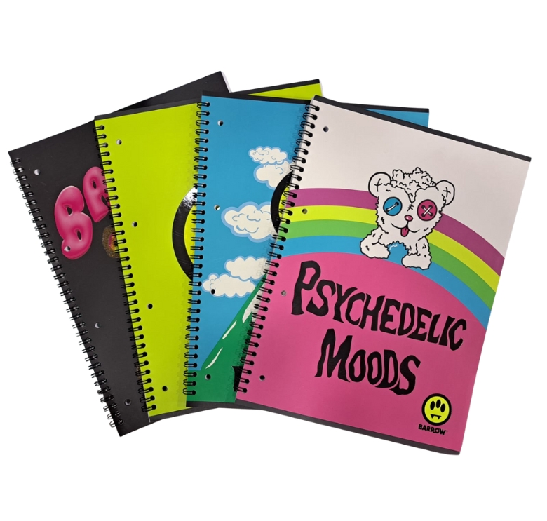 Quaderno Spiralati Maxi A4 Pigna BARROW Righe medie e superiori Conf. 4 quaderni