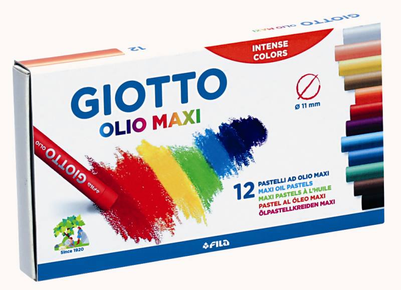 Pastelli Giotto Olio Maxi 12 Pz
