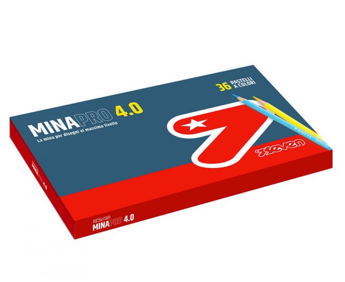 Pastelli Seven Minapro 4.0 - Box 36 colori