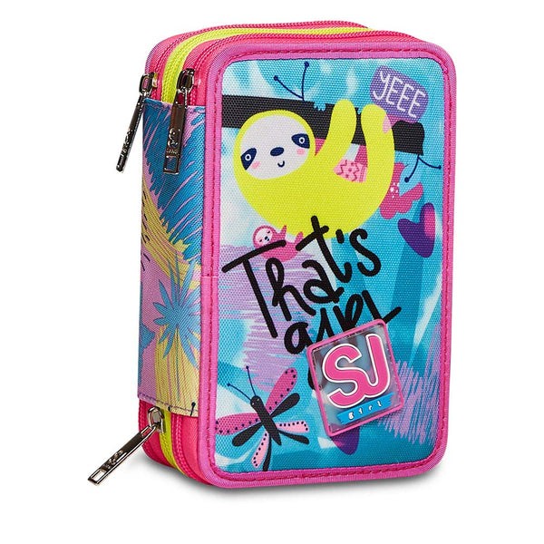 Astuccio 3 Zip Seven Junior Clack It Girl