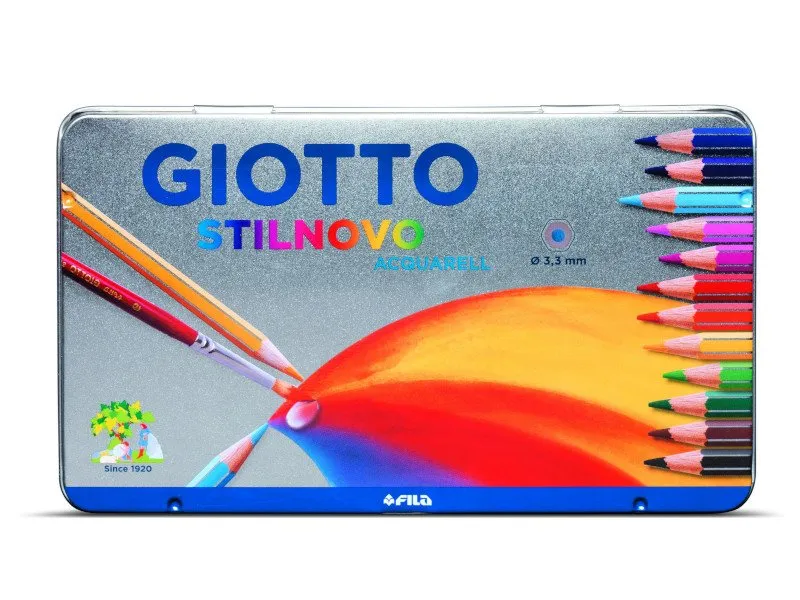 Pastelli Acquarellabili Giotto Stilnovo 12 Pz