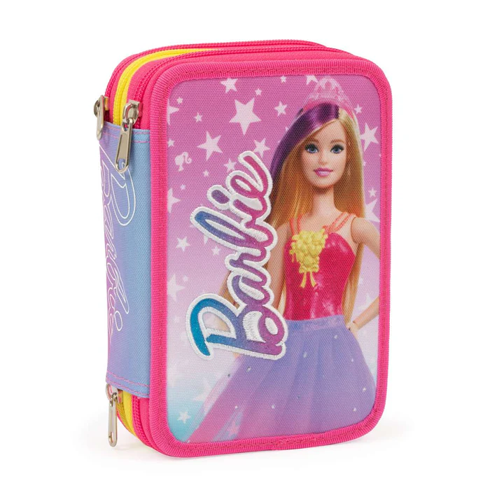 Astuccio 3 Zip Preziosi Barbie