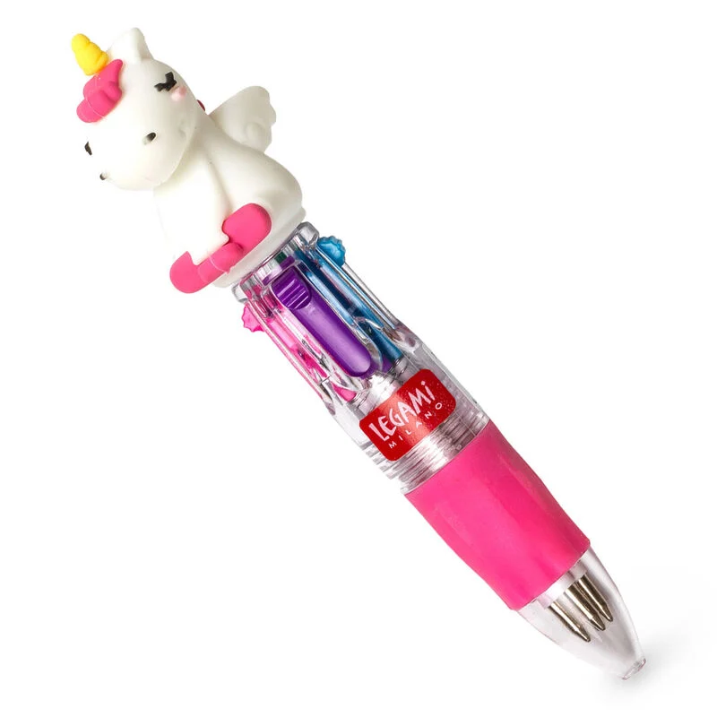 Mini Penna a Sfera 4 Colori Legami Unicorno