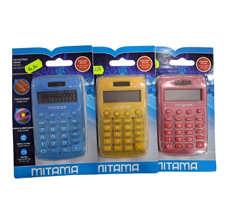 Calcolatrice Mitama Pocket Genius 10 Cifre