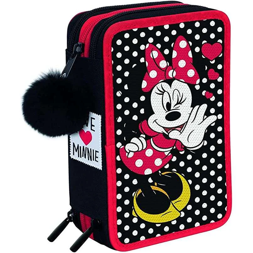 Astuccio 3 Zip Seven Minnie