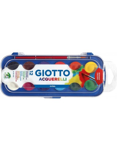 Acquerelli in Pastiglia Giotto Extra Fine 12 colori
