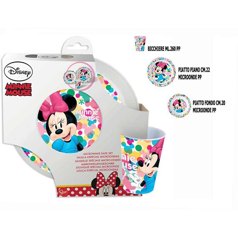 Set da Tavola 3 Pezzi Real Trade Minnie
