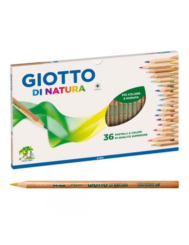 Pastelli Colorati Giotto di Natura 36 Pz