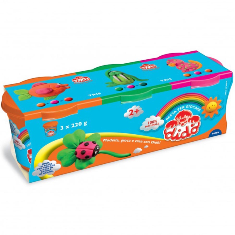 DIDO' TRIS 3X220GR VERDE ARANCIO MAGENTA