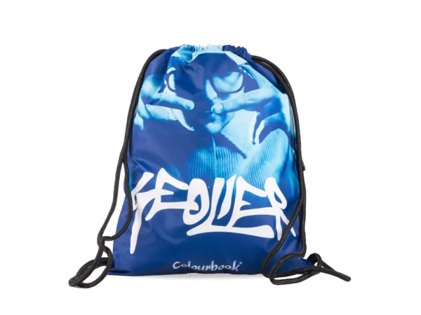 Sacca Con Coulisse Geolier Blu- Colourbook