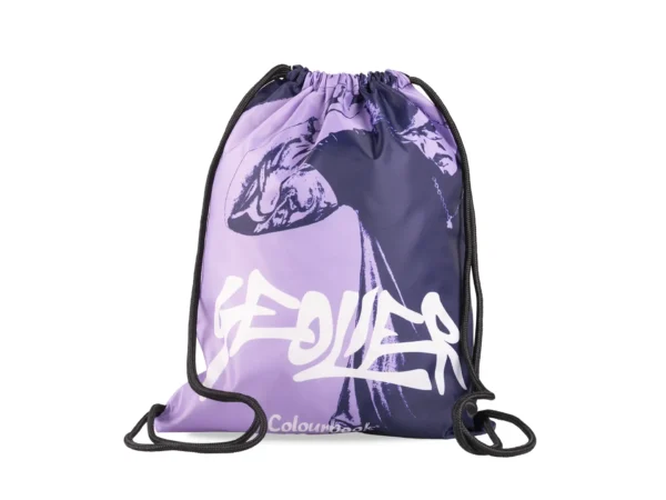 Sacca Con Coulisse Geolier Viola- Colourbook