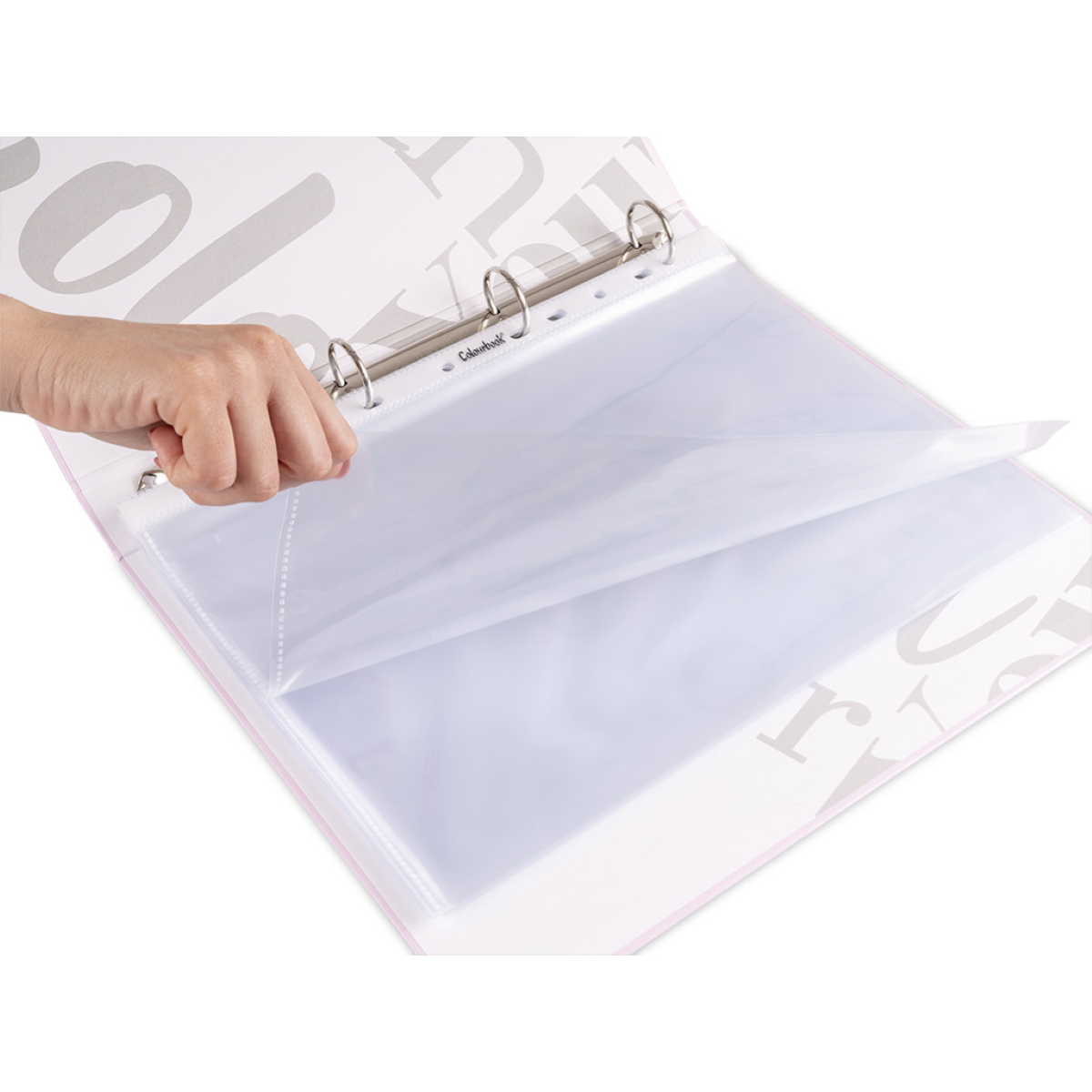 BUSTA FORATA A4 CM. 22 X 30 COLOURBOOK PACCO DA PZ 50