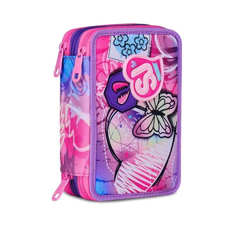 astuccio 3 zip tinypatch girl sj gang