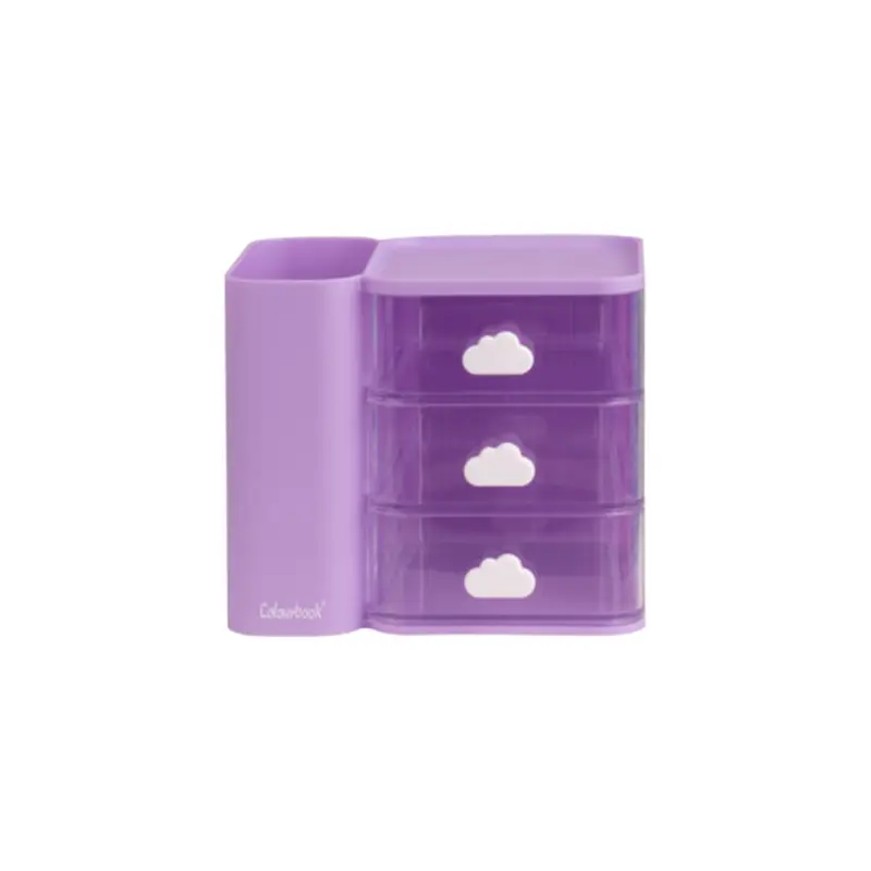 cassettino portaoggetti cubby lavanda colourbook