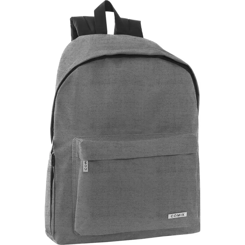 zaino americano comix monocolore grigio