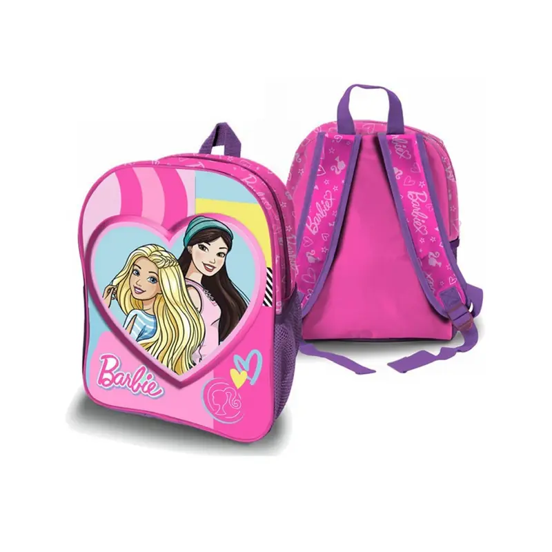 zaino bambina asilo barbie 3d