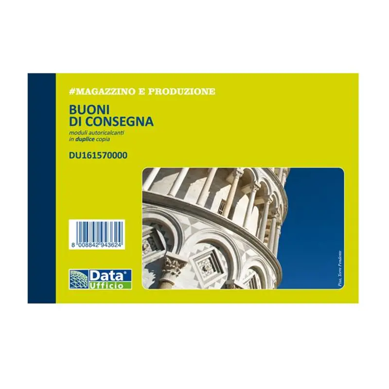 blocco buoni dii consegna 50 50 copie autoricalcanti mis115 x 165 cmi data ufficio