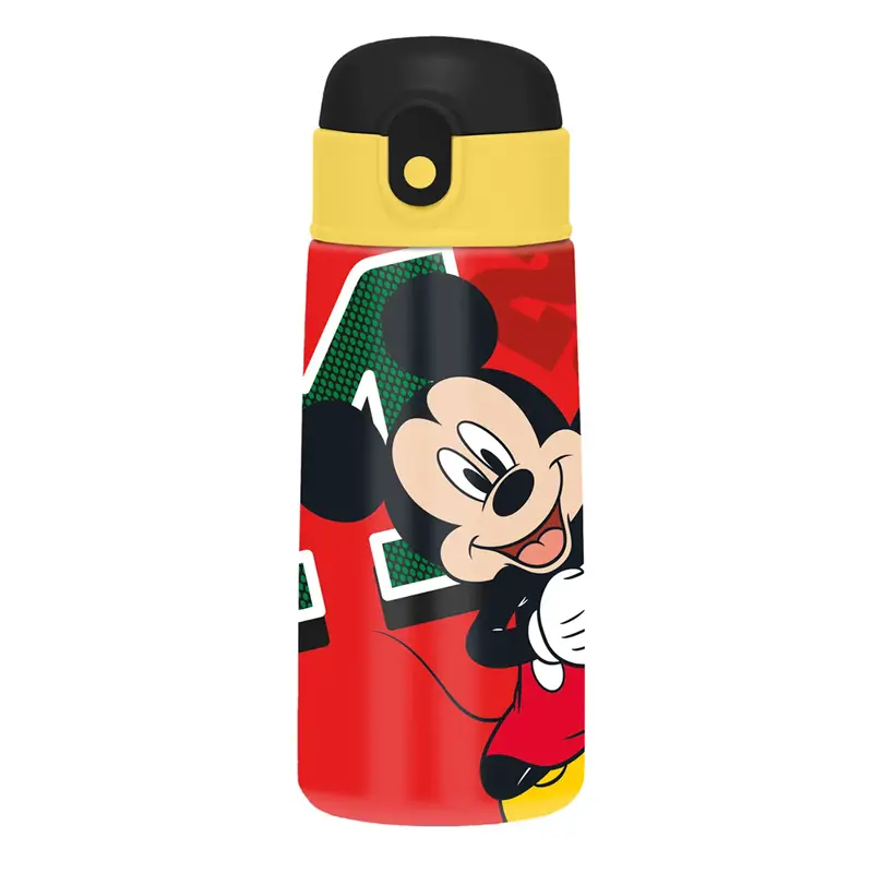 borraccia termica mickey mouse 460ml con cannuccia