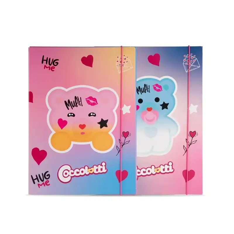 cartellina a4 con elastico dorso 1cm coccolotti by colourbook lovetell