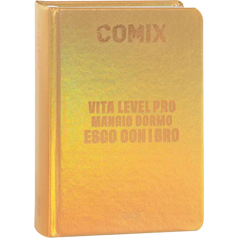 diario 16 mesi 202526 comix giornaliero mini oro