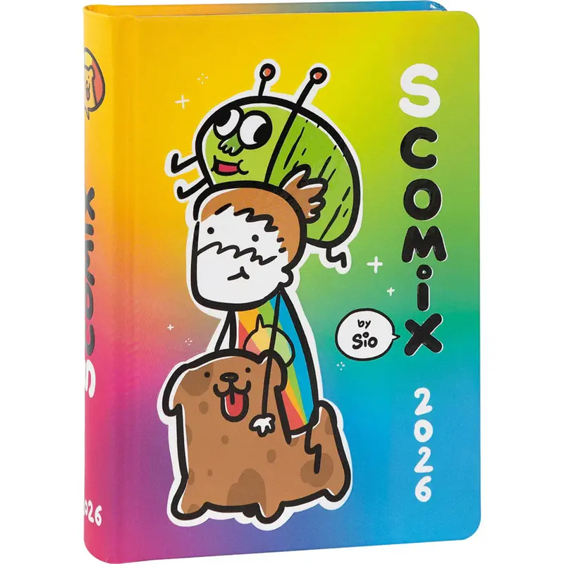 diario 16 mesi 202526 comix scottecs by sio giornaliero multicolore