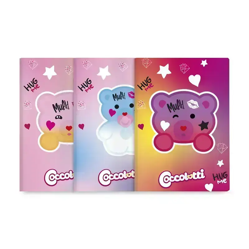 maxi quaderno a4 plus lovetell coccolotti by colourbook righe 4 e 5elementare rigc