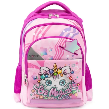 zaino scuola 3 scomparti round meowcorn go pop giochi preziosi
