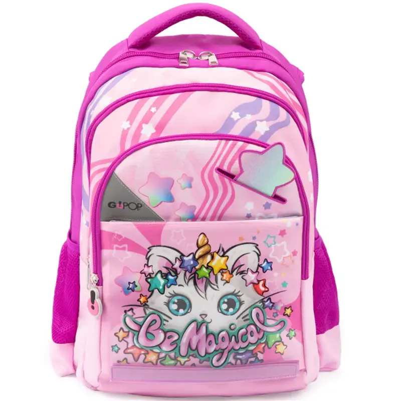 zaino scuola 3 scomparti round meowcorn go pop giochi preziosi