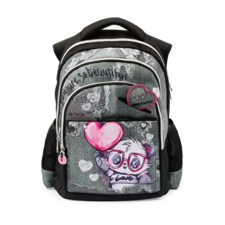 zaino scuola 3 scomparti round panderful go pop giochi preziosi