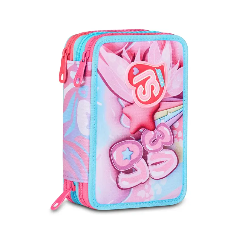 astuccio 3 zip plushy rabbit sj gang