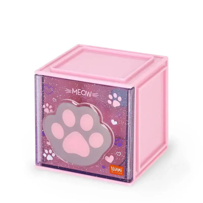 box componibile da scrivania cutie cube kitty legami