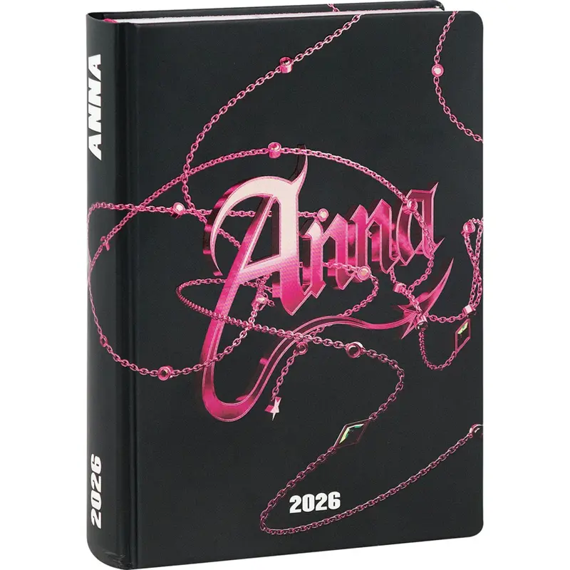 diario anna 16 mesi 202526 giornaliero col nero