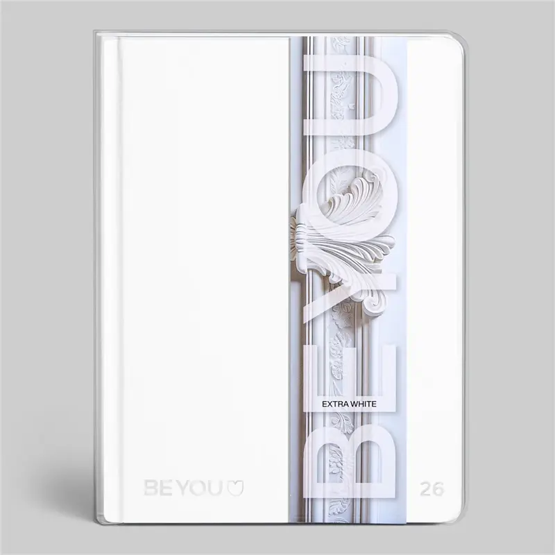 diario scuola easy be you extra white datato 12 mesi 20252026