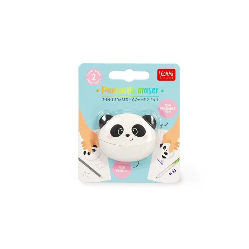gomma 2 in 1 pantastic eraser legami