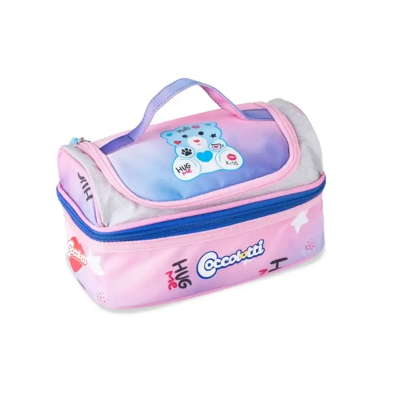 lunch bag coccolotti love azzurro