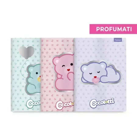 maxi quaderno profumato a4 plus classic coccolotti by colourbook rig10 mm
