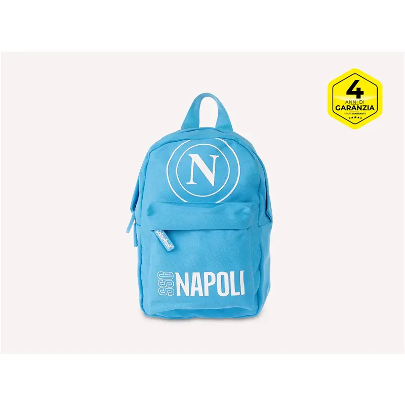 mini zaino ssc napoli azzurro colourbook