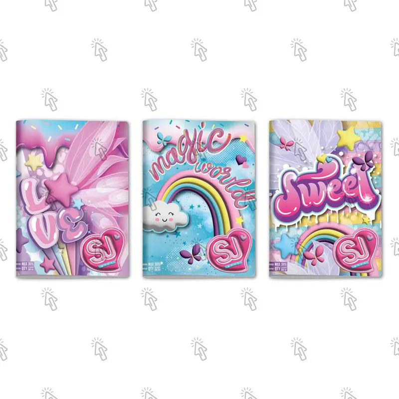 quadernone maxi a4 sj gang wondrous girl