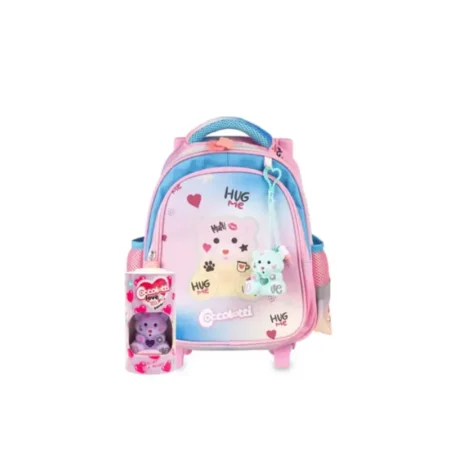 trolley asilo coccolotti love rosa con coccolotto omaggio