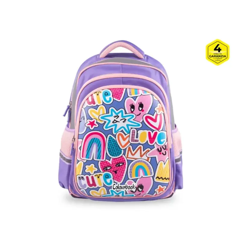 zaino scuola abstract cute colourbook