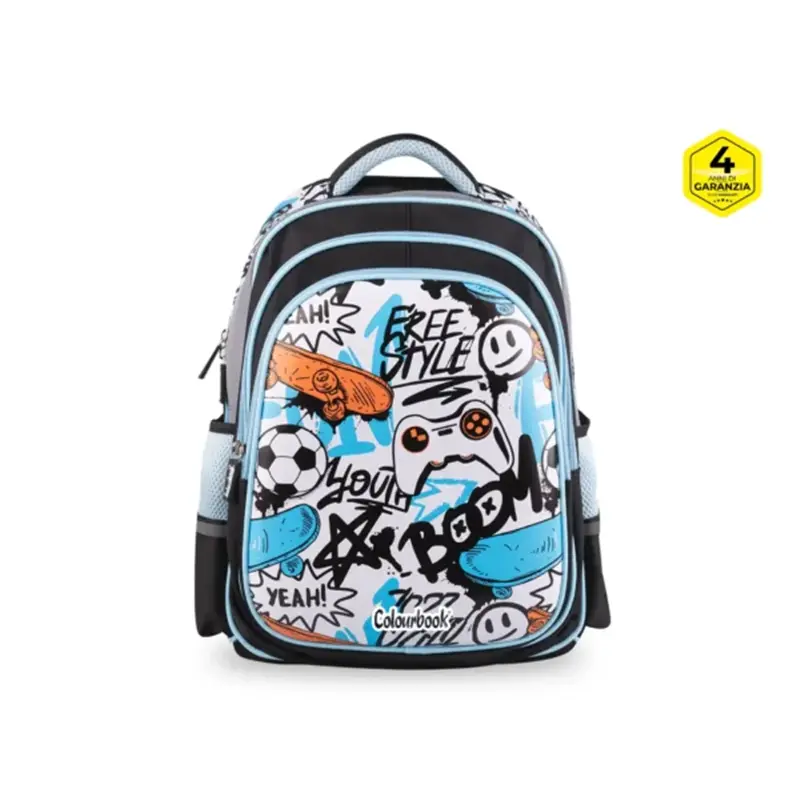 zaino scuola abstract freestyle graffiti colourbook