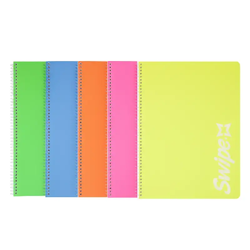maxi quaderno a4 spiralato fluo swipe