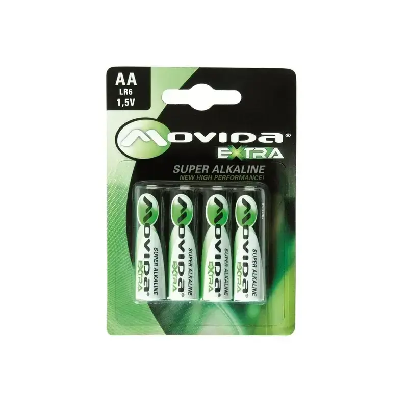 batterie stilo aa movida pile extra alcaline blister da 4