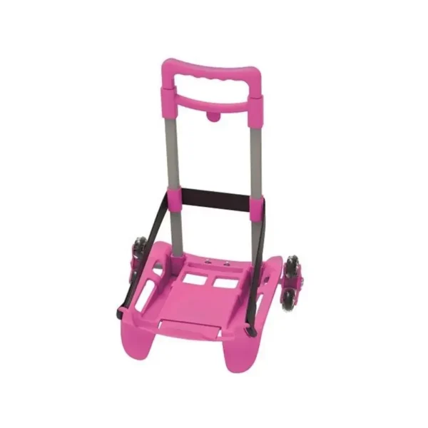 carrello trolley sj gang 3 ruote colore rosa