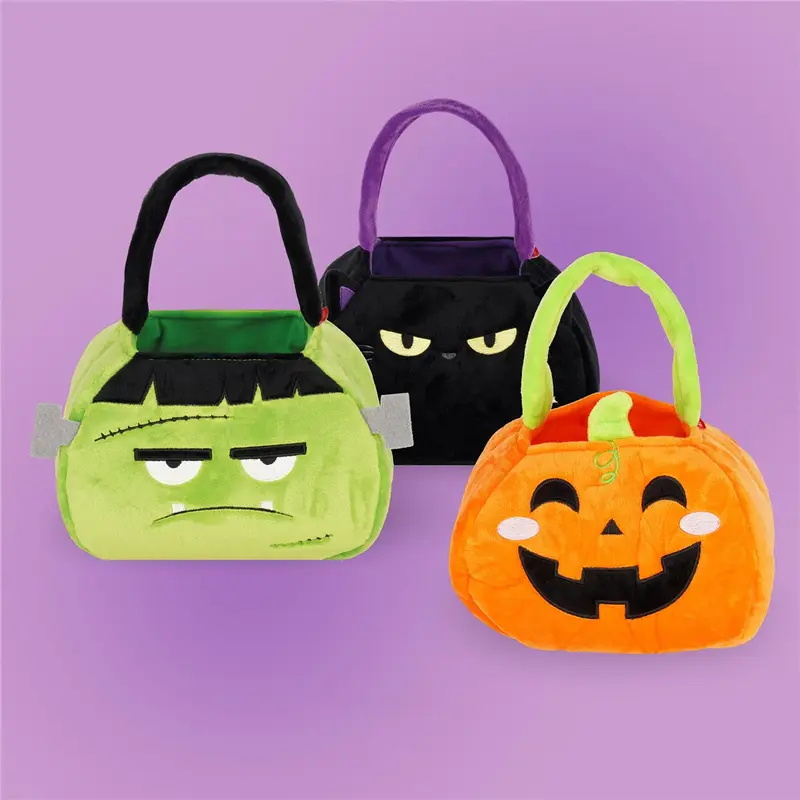 borsa per dolcetto o scherzetto pumpkin trick or treat halloween legami