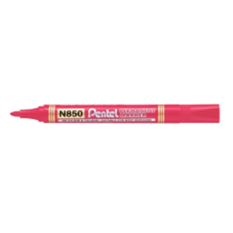 marcatore permanente pentel n850 punta conica 45 mm rosso n850 be